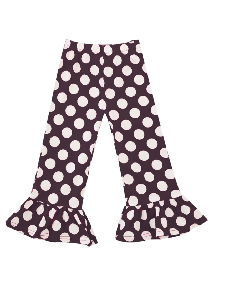 PRE-ORDER | Girl’s Polka Dot Ruffle Pants