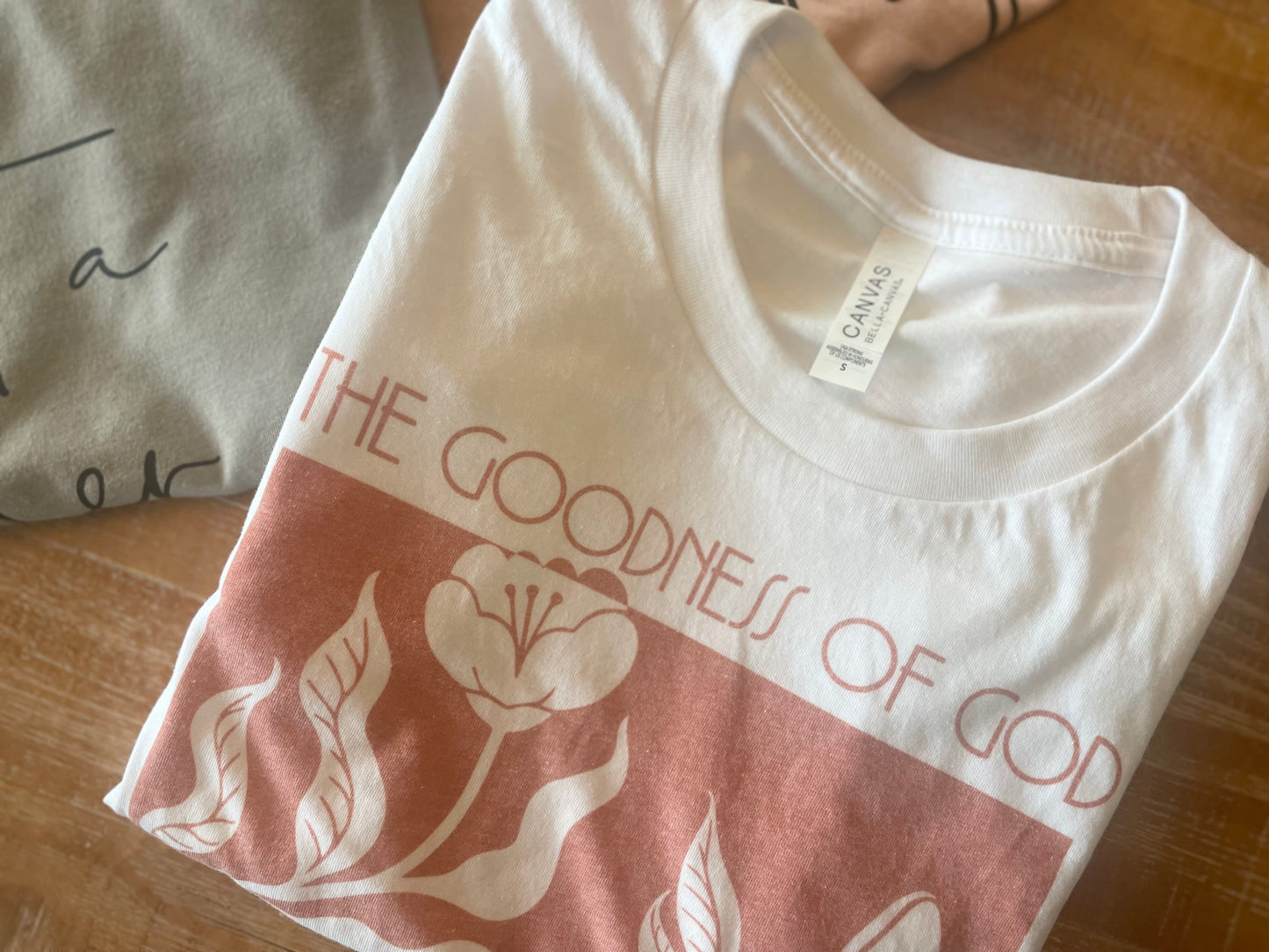 The Goodness Of God Floral Graphic Tee