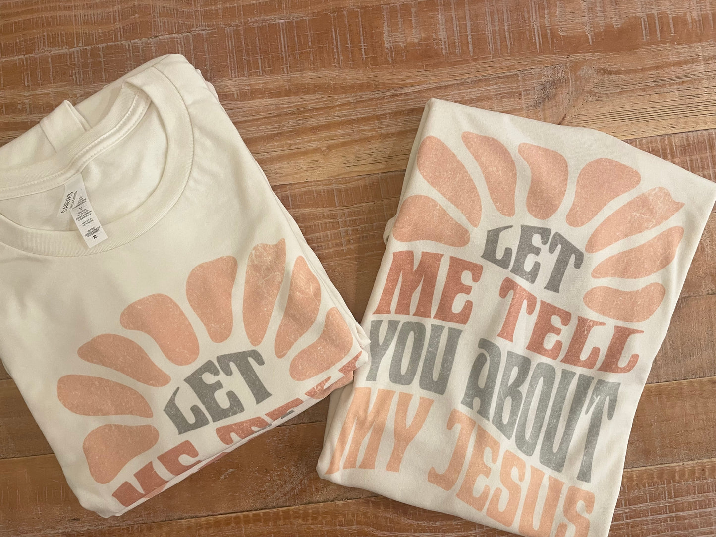 Let Me Tell You About My Jesus Retro Graphic Tee