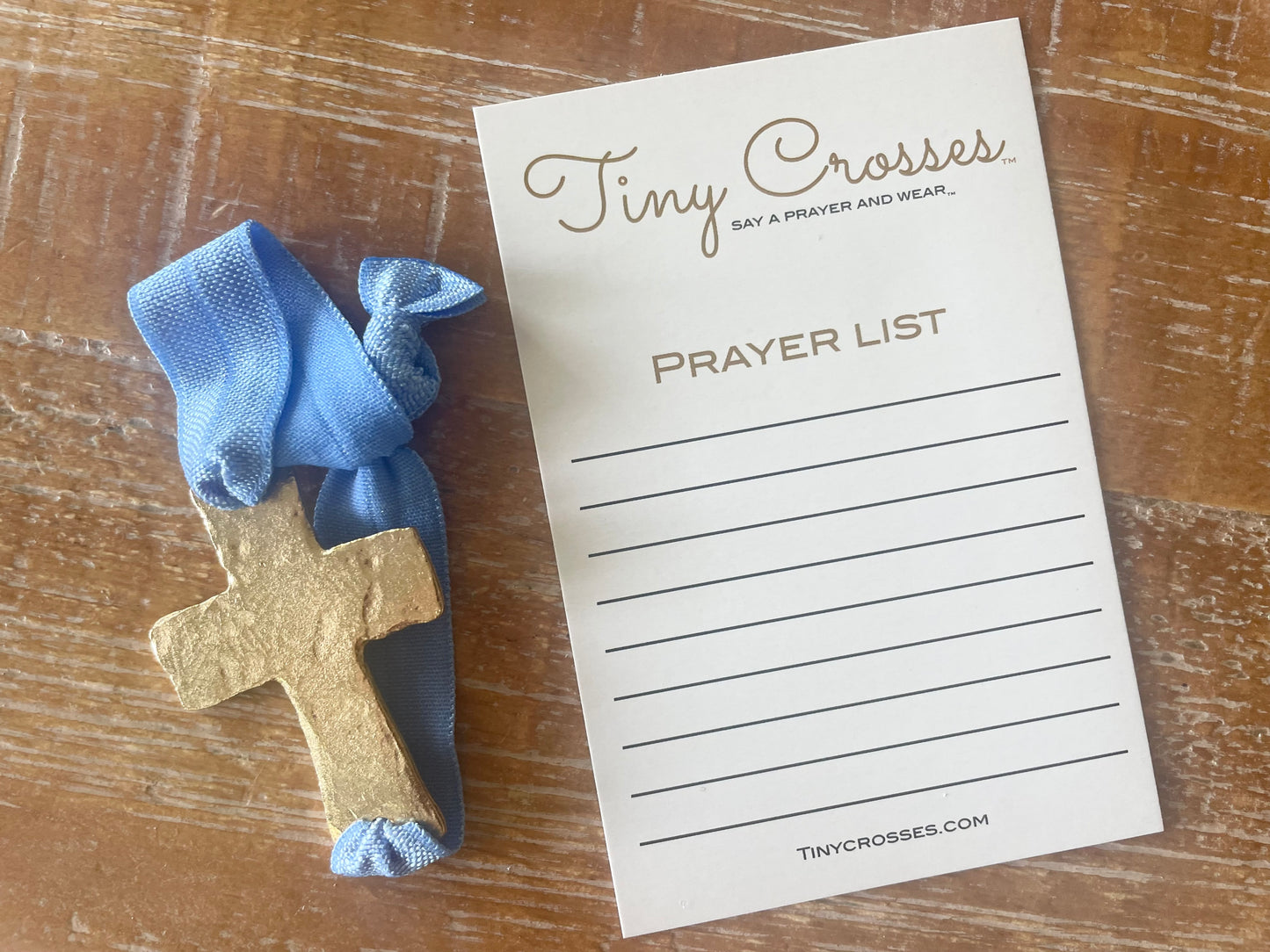 Tiny Crosses Prayer Bracelet