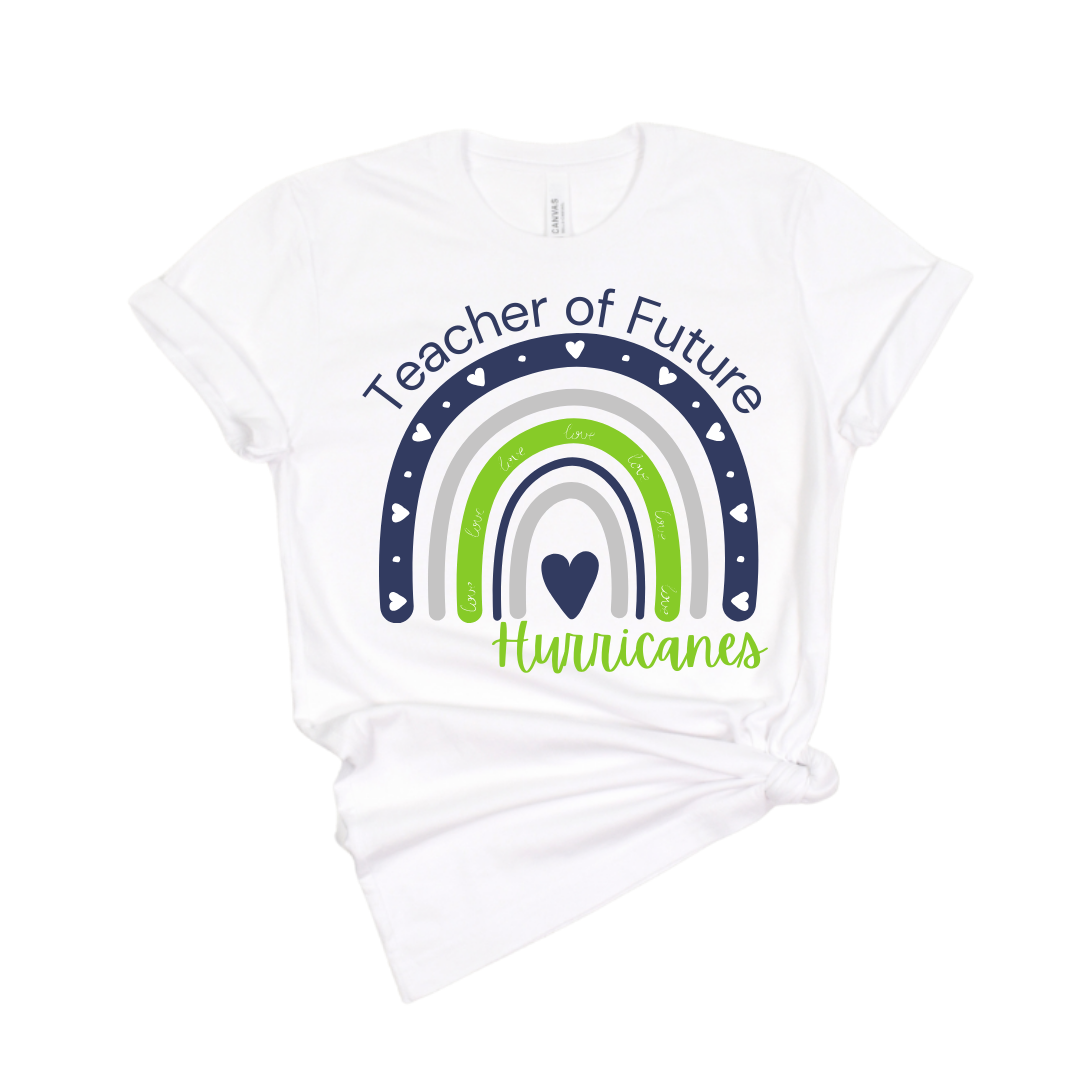 Rainbow Teacher of Future Hurricanes Graphic Tee