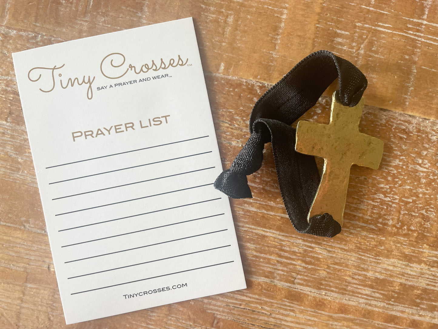 Tiny Crosses Prayer Bracelet