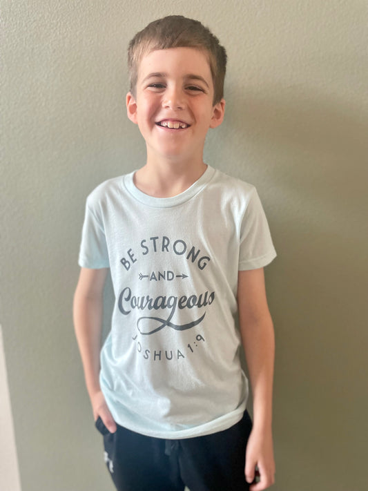 Be Strong & Courageous Youth Tee