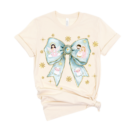 Coquette Bow Christmas Story Graphic Tee