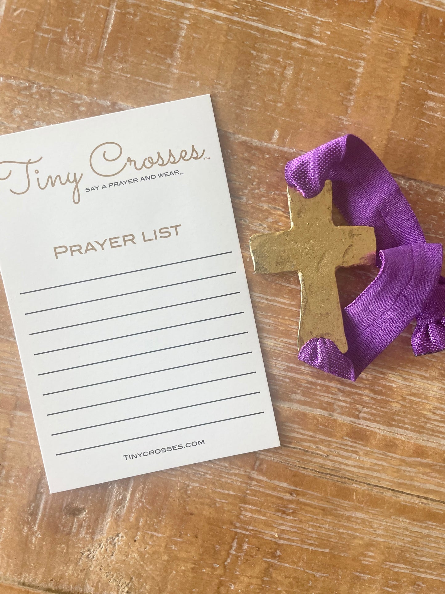 Tiny Crosses Prayer Bracelet