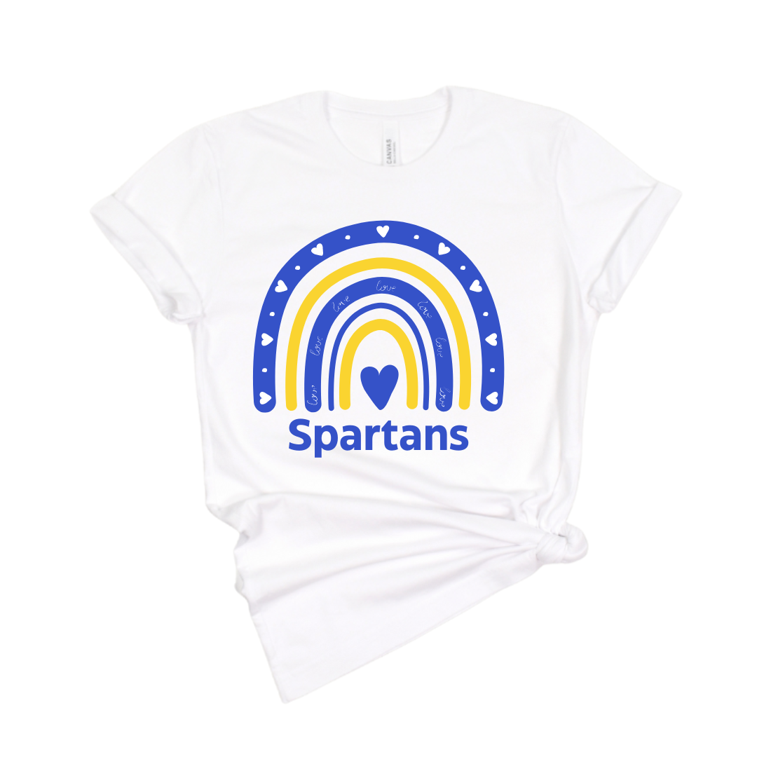 Spartans Rainbow Graphic Tee