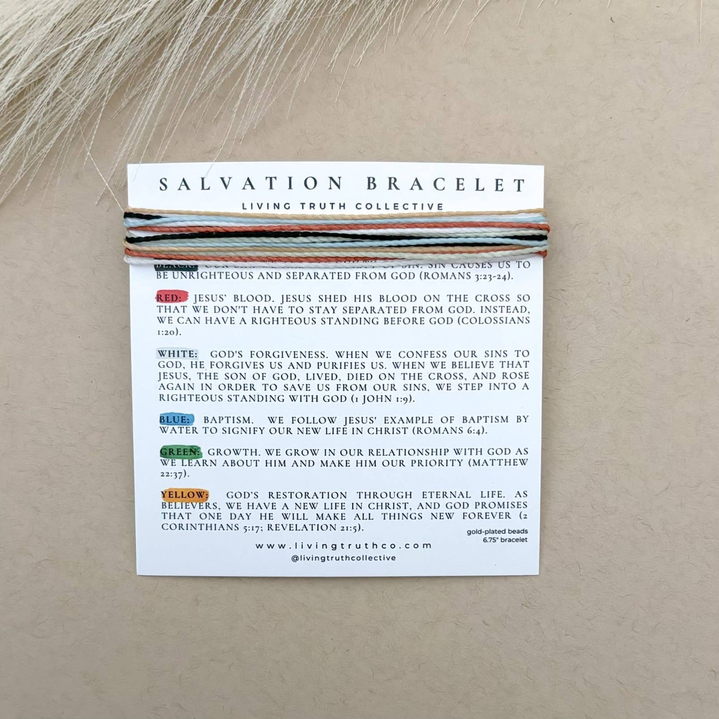 Salvation Bracelet