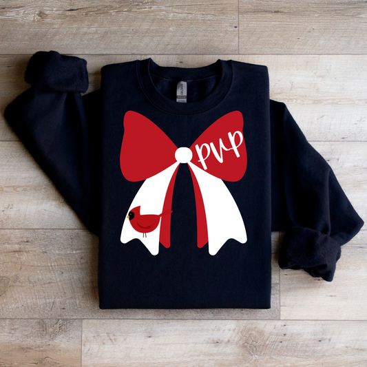 PVP Bow Graphic Crew Sweatshirt