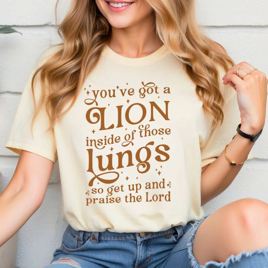 Lion Inside of Those Lungs Graphic Tee