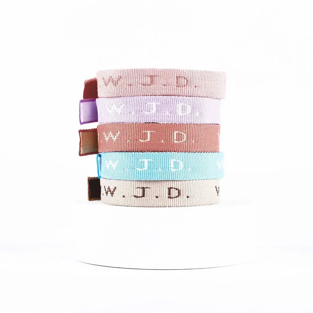 WWJD Ribbon Bracelet