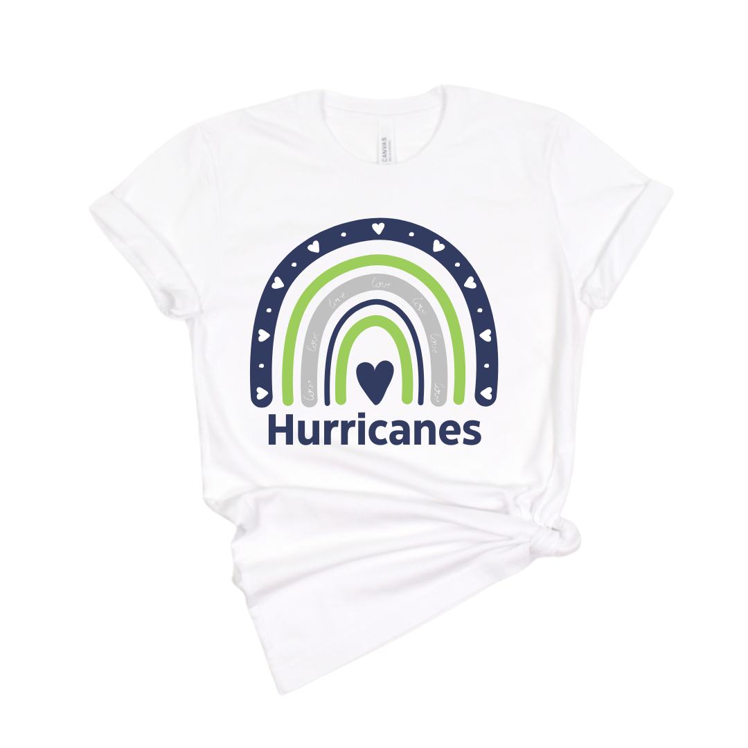 Hurricanes Rainbow Graphic Tee