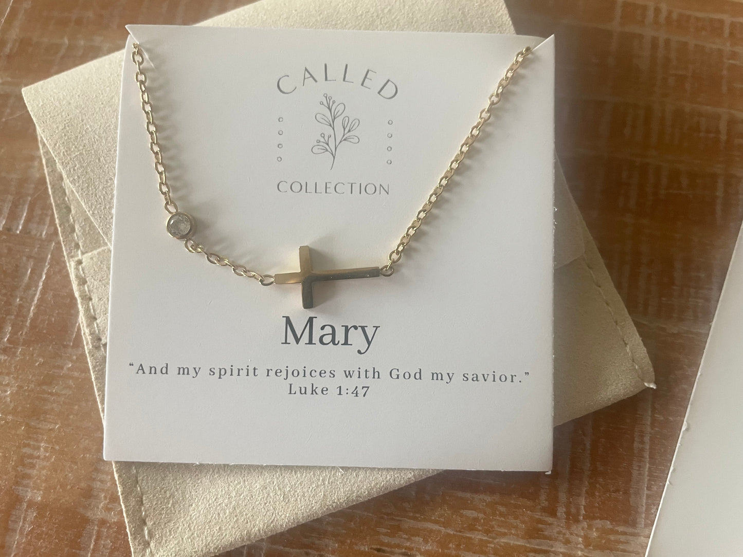 Mary Signature Cross Bracelet