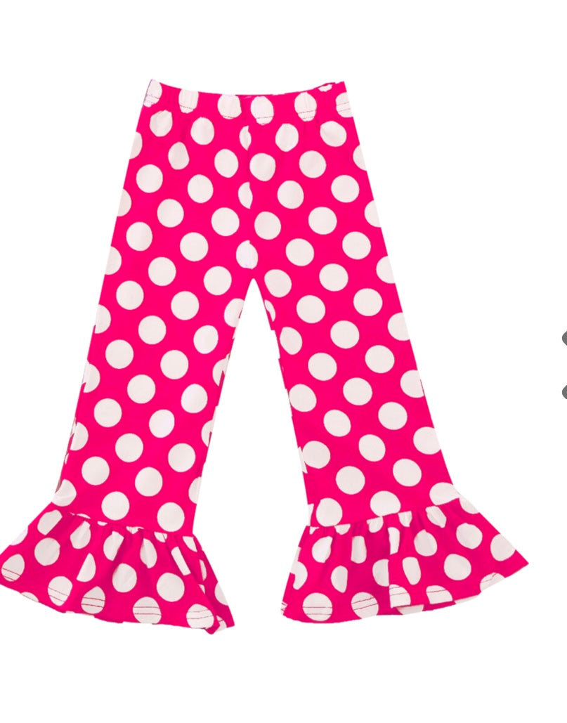 PRE-ORDER | Girl’s Polka Dot Ruffle Pants