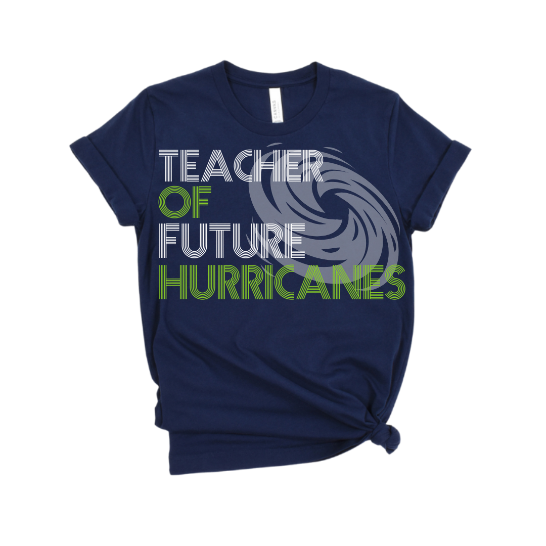 Teacher of Future Hurricanes Retro Graphic Tee