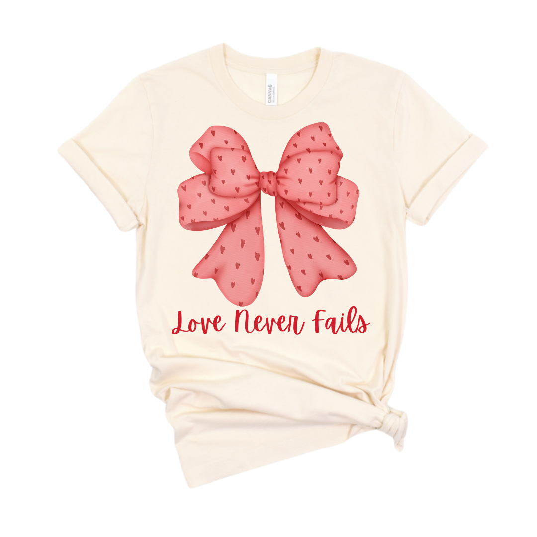 Love Never Fails Graphic Tee