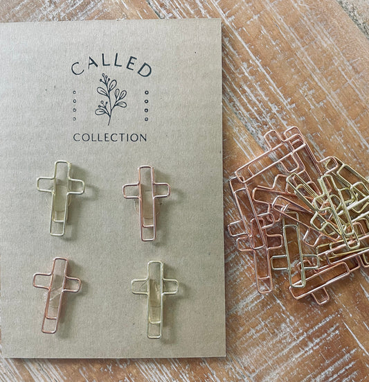 CC Cross Paper Clip Set