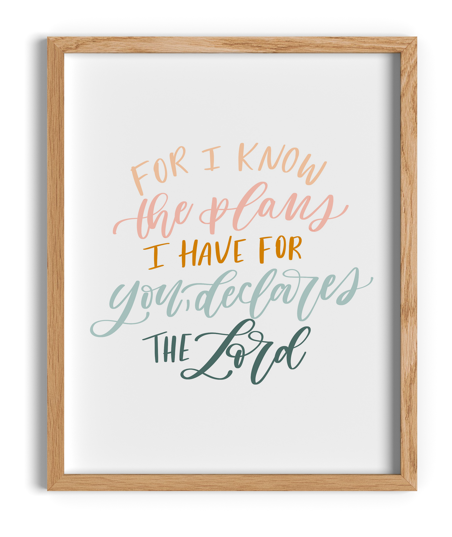 Jeremiah 29:11 Art Print