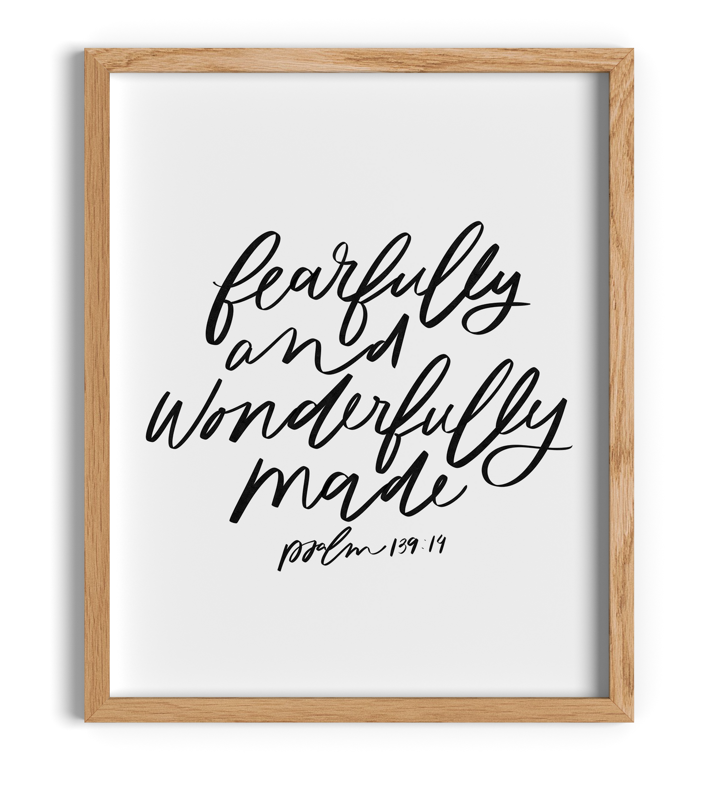 Psalm 139:14 Art Print